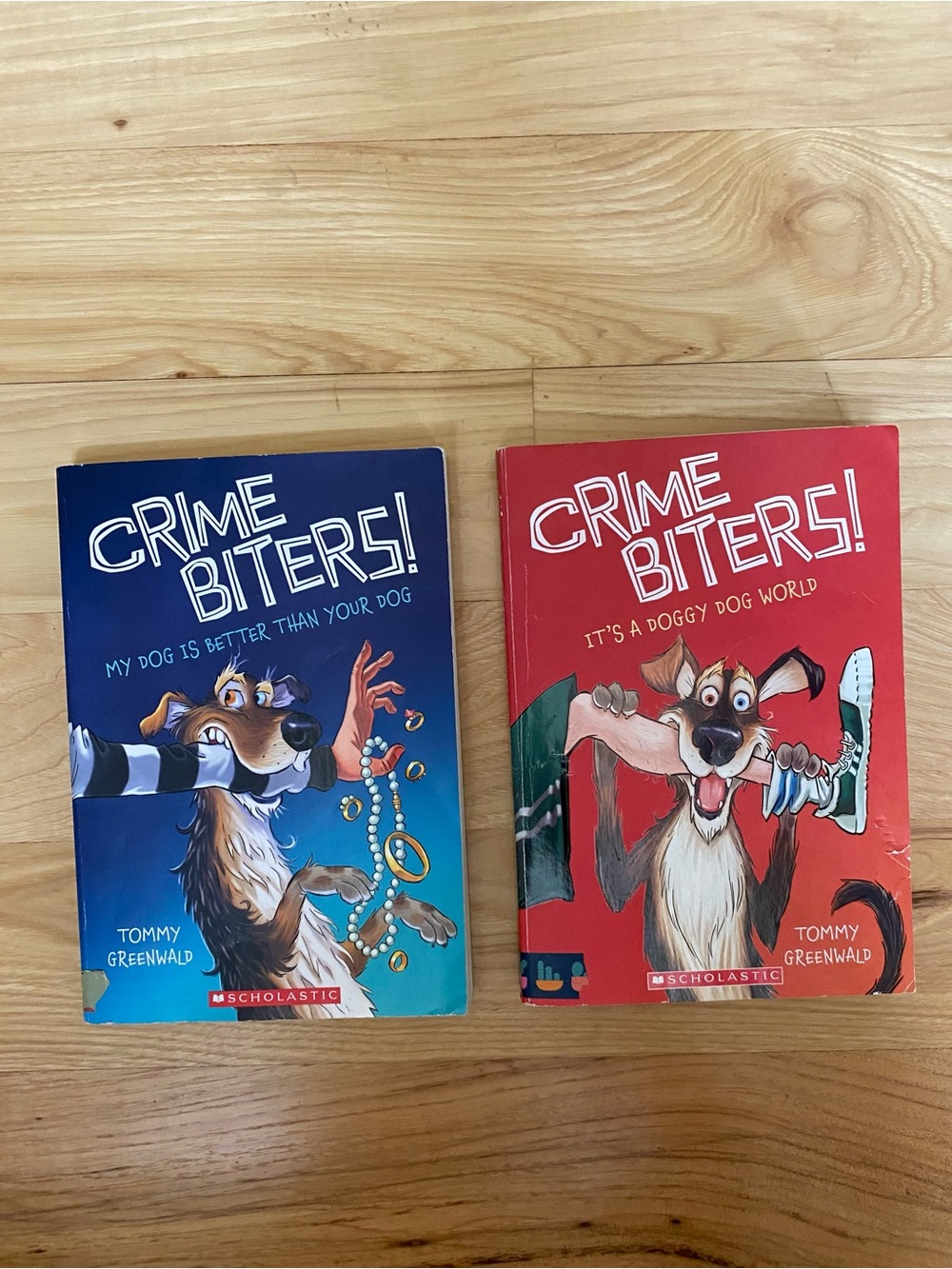 Crime Biters Books Series Lot of 2 Books Used